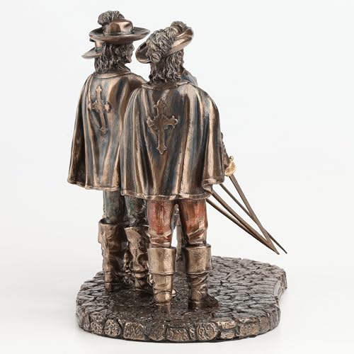 Veronese Design The Musketeers All for One Bronze Finished Statue