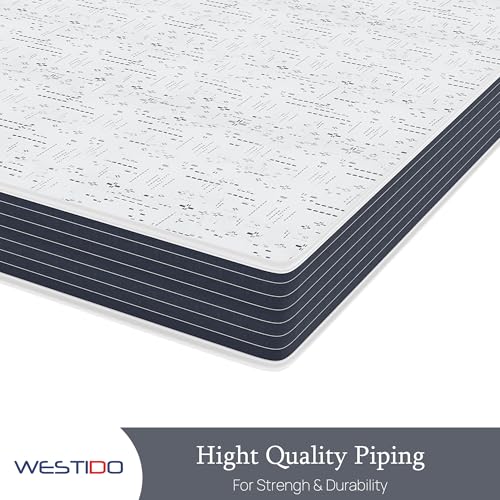 WESTIDO RehabRest Multiple Memory Foam | High Resilience (HR) Foam Knitted Fabric Queen Size Orthopedic Mattress OrthoKQ10inch78X60