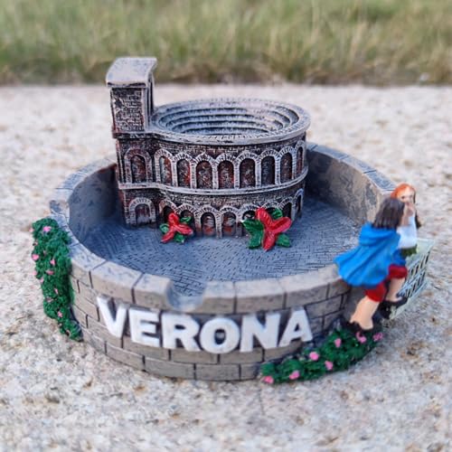 ATORSE® Roman Colosseum Decor Ashtray Art Crafts Sculpture for Home Desktop Tabletop