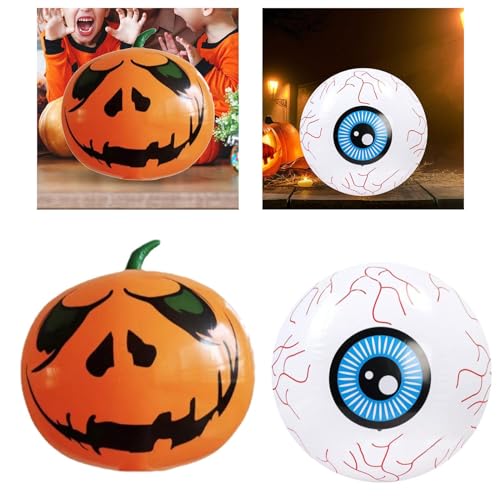 Wowobjects® Halloween Inflatables Inflatable Decoration for Outdoor Garden Haunted House Pumpkin | 1 Halloween Inflatables 1 Remote Control