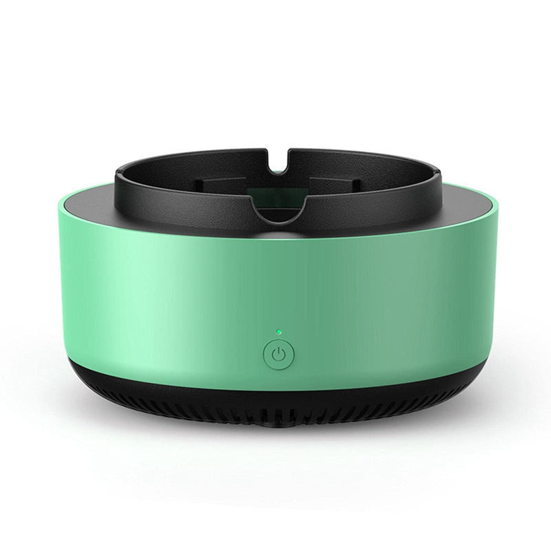 MERISHOPP Creative Ashtray with Air Purifier for Office Indoor Outdoor Green