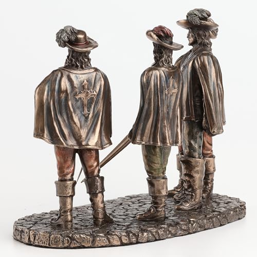 Veronese Design The Musketeers All for One Bronze Finished Statue