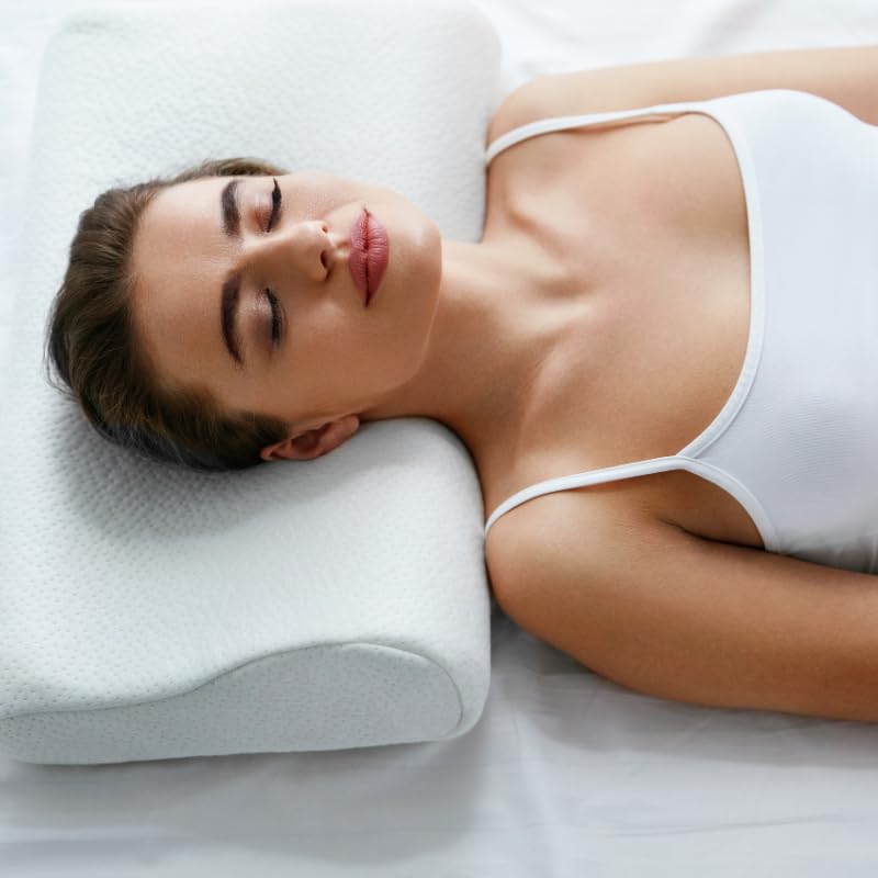 NFF Memory Foam Contour Pillow Pack of 3 Firmness: Medium Soft Large