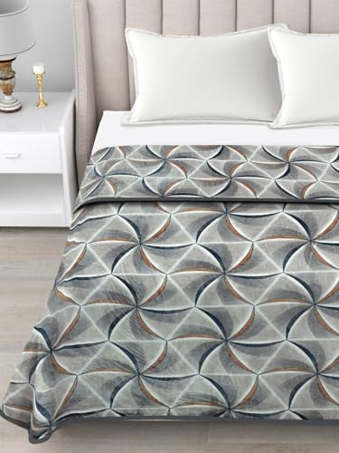 FABINALIV Multicolor Abstract 290 GSM Ultra Soft Double Bed AC Blanket (FLBK-1002-Multi)