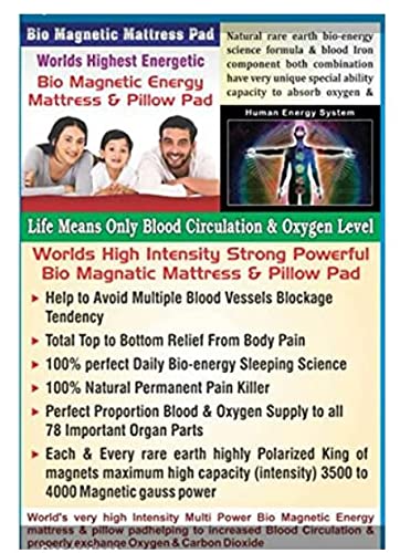 Diamond Cdrs Bio Magnetic Mattress 3x6 With 1 Pillow,Magnetic Therapy,Magnetic Mattress - Gel Memory Foam