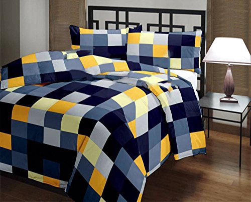 Vinayak Enterprises Polycotton Double Bed Blanket (Multicolour)