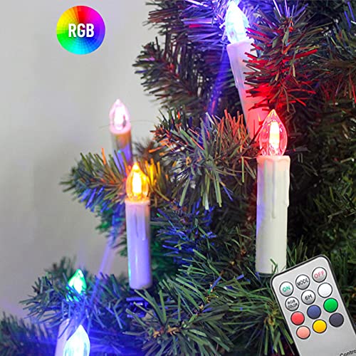 ATORSE® 10 Led Electric Flameless Window Candle Lights Remote Control Wedding Decor