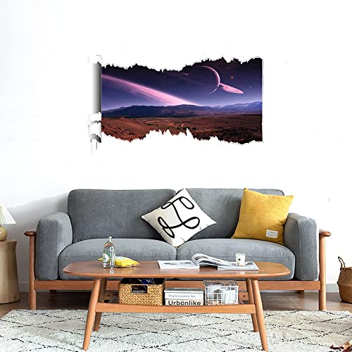 GADGETS WRAP Printed Wall Decal Sticker Scratched Paper Style Wall Decal (90cm x 50cm) - Mars