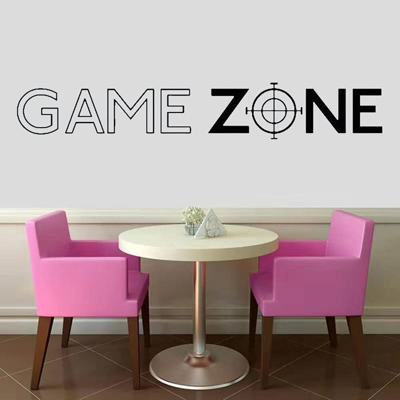 GADGETS WRAP Vinyl Decal Sticker Game Zone Wall Decal Play Player (Item Finish Size : 84cm x 13cm)