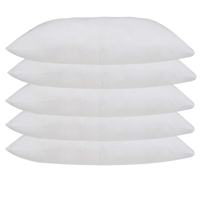 CLASORA Reliiance Fibre Filled 5 Piece Pillow Set - 69" x 43", Antique White