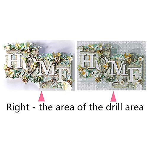 DIY 5D S10109 40X30 Full Embroidery tings Arts Craft for Home Wall Decor(S10109) -Layfoo