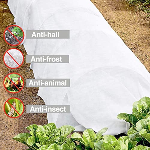 Anaya Mosquito Net 4'x10' Mosquito Insect Bug Screen Netting, Garden Netting Barrier Protect Vegetables Flowers Fruits Plants, (Model: NEW-DIV-061), White