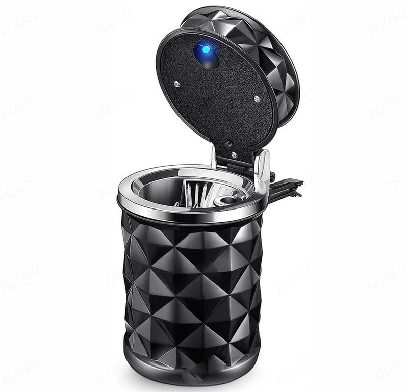 KRIAA ENTERPRISE Cigarette Ashtray with Lid –Durable, Rust-Proof, and Easy to Clean - Non-Tip, Durable, Windproof Design for Home, Office, or Garden Use