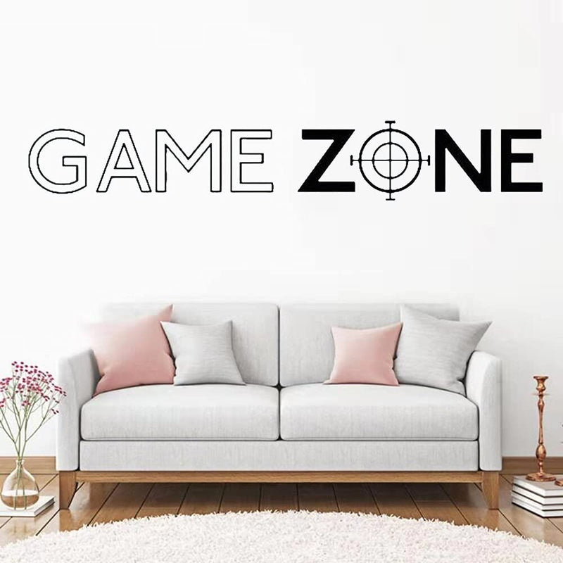 GADGETS WRAP Vinyl Decal Sticker Game Zone Wall Decal Play Player (Item Finish Size : 84cm x 13cm)