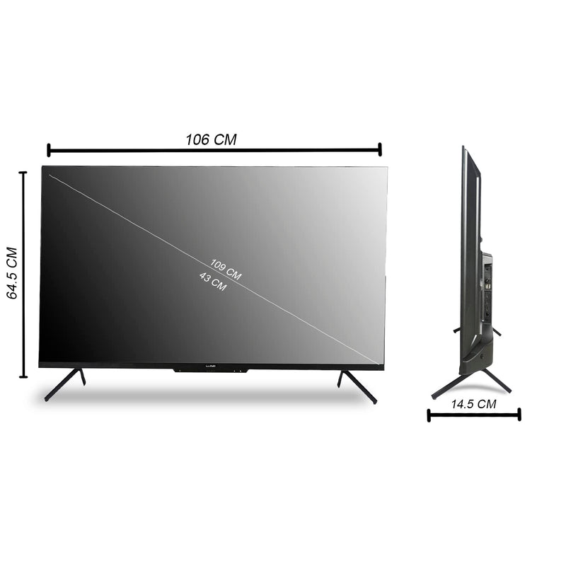 LLOYD 109 cm (43 Inches) 4K Ultra HD Smart LED TV 43UX900D (Black) (2022 Model)