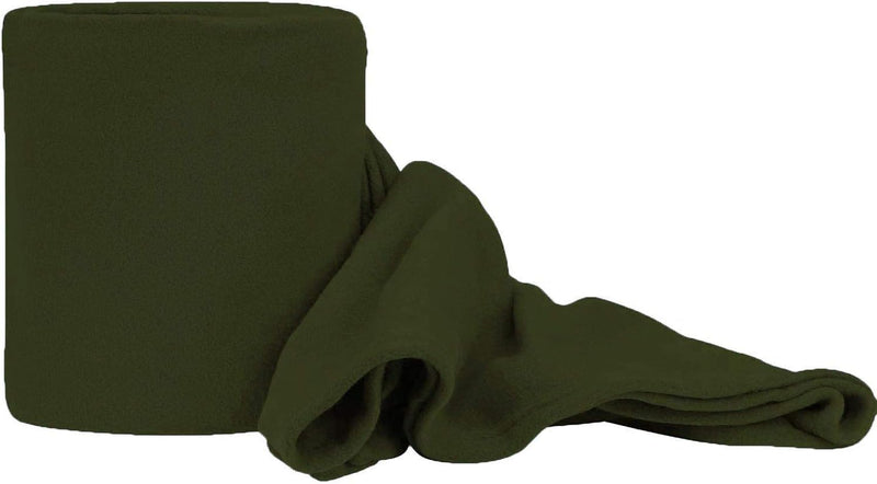 STARNSTYLE 300 TC All Season Solid/Plain Lightweight Polar Fleece Single Bed Blanket (152 x 230 cm) Green Blanket SingleIV1