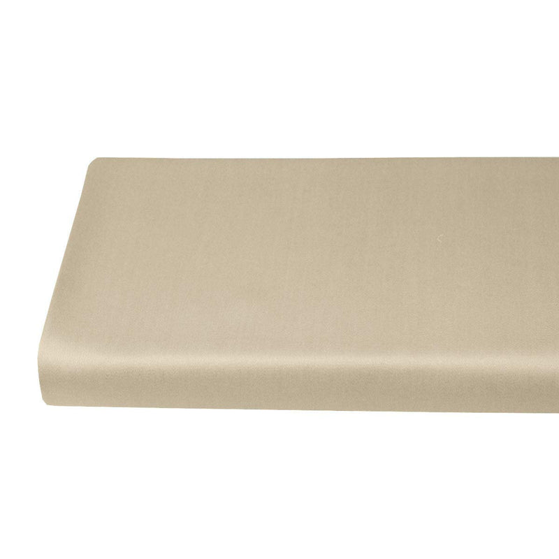 Royal Tradition 100-Percent Bamboo Viscose Fitted Bottom Sheet Only, Queen Size, Deep Pocket, Extremely Soft and Hypoallergenic Bamboo Sheets, Solid Beige