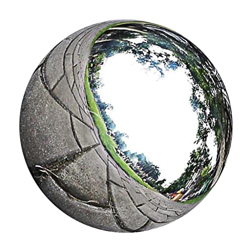 SECRET DESIRE SDR Stainless Steel Mirror Polished Sphere Hollow Round Ball Garden Decor 12cm