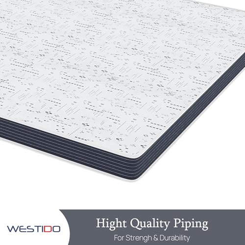 WESTIDO RehabRest Multiple Memory Foam | High Resilience (HR) Foam Knitted Fabric King Size Orthopedic Mattress OrthoKQ4inch72x72