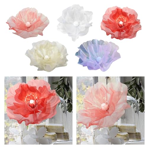 ATORSE® Silk Artificial Flower Head For Baby Bridal Shower Diy Crafts Indoor Outdoor Pink