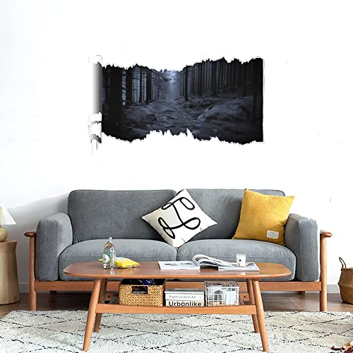 GADGETS WRAP Printed Wall Decal Sticker Scratched Paper Style Wall Decal (90cm x 50cm) - The Path to Glory Noir Style