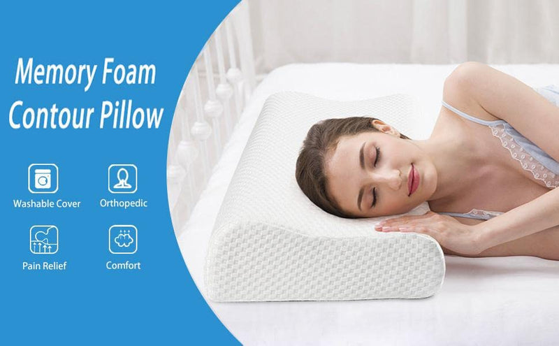 FOXZENAR Rectangular Pillow, Bed Pillows for Sleeping King Size Pillow (Hollow Fiber p -Low x 06, 18 x 54 /- Hollow Fiber 06 pcs)