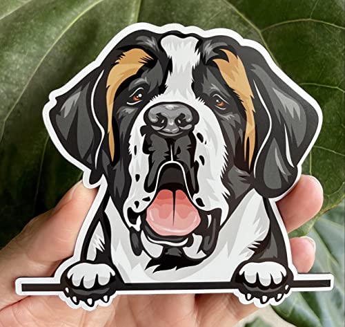 WickedGoodz St. Bernard Magnet - Saint Bernard Dog Magnetic Car Decal