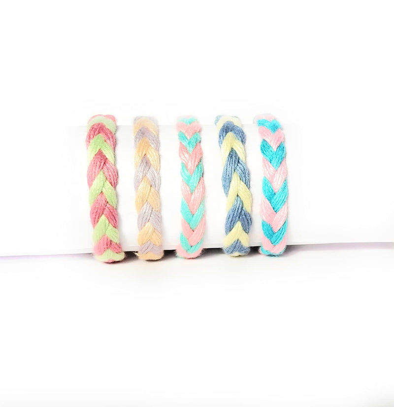 Boss poly® Embroidery Floss Skeins Cross Stitch Thread Friendship Bracelets Crafts Floss Light Shade 50 Colour 50 Pcs Pack