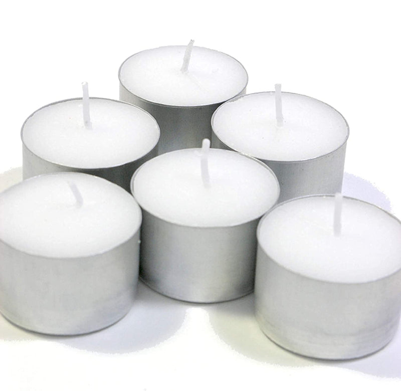 CW Wax Candles Tea Light, Unscented Wax Tealight Candles Smokeless Candles, Unscented Candles, Diwali Candles, Candle for Home Decor, Buring Time 8-9 Hours (Pack of 50)