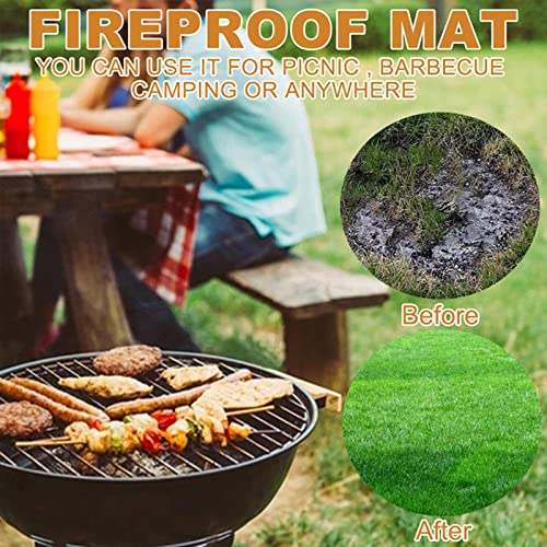 TOG Fireproof Mat Fire Pit Pad Heat Shield Lawn Protector Barbecue Party 39x60inch|Sporting Goods | Outdoor Sports | Camping & Hiking | Outdoor Sleeping Gear | Mattresses & Pads'