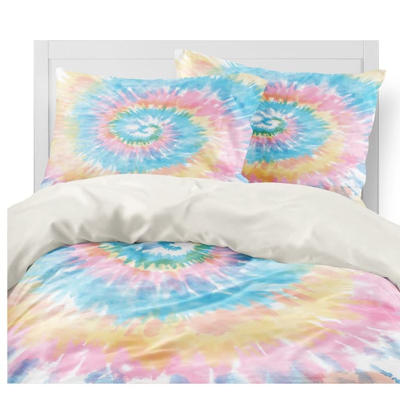 Tie dye Bed Sheets with 2 Pillow Covers (King)