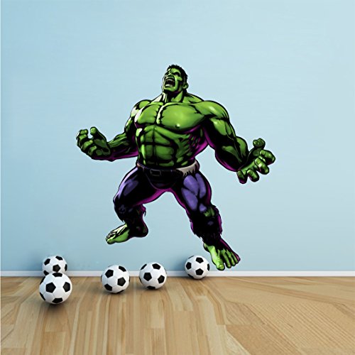 Hulk Self Adhesive VinylWaterproof Decorative Wall Stickers for Hall, Bedroom, Kitchen and Furniture