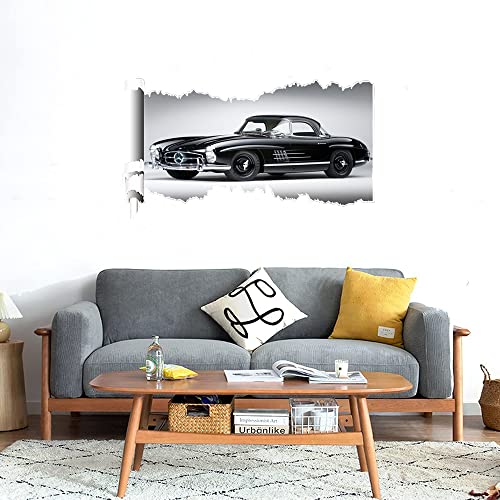 GADGETS WRAP Printed Wall Decal Sticker Scratched Paper Style Wall Decal (90cm x 50cm) - Benz300