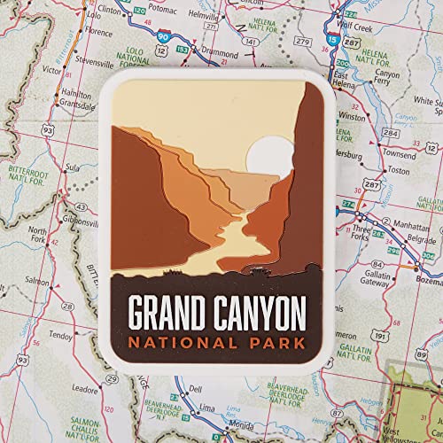 Vagabond Heart Grand Canyon National Park PVC Fridge Magnet