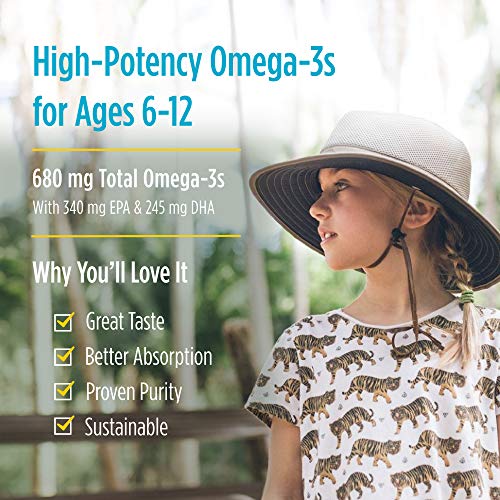 Nordic Naturals Ultimate Omega Junior Fish Oil | 680 Total Omega-3S With EPA & DHA Supplement Fish Oil For Kids | Dietary Supplement For Kids | Strawberry Flavour 90 Mini Chewable Fish Oil Softgels