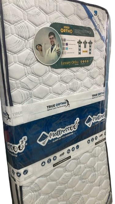 MATTRESS00ZZ Orthopedic Dual Comfort 5 inch Single PU Foam Mattress (L x Wx H: 72 inch x 35 inch x 5 inch) White