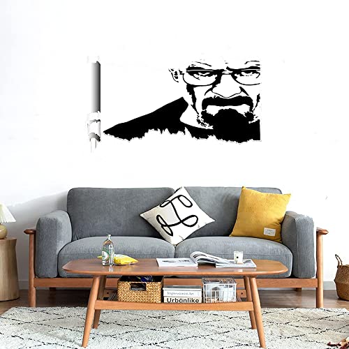 GADGETS WRAP Printed Wall Decal Sticker Scratched Paper Style Wall Decal (90cm x 50cm) - Heisenberg from Breaking Bad