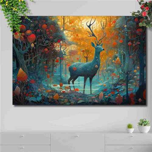 SAF paintings modern art Painting | modern art paintings for living room | modern art painting for wall decoration | modern art painting canvas 24 inch x 36 inch SANF-CR52