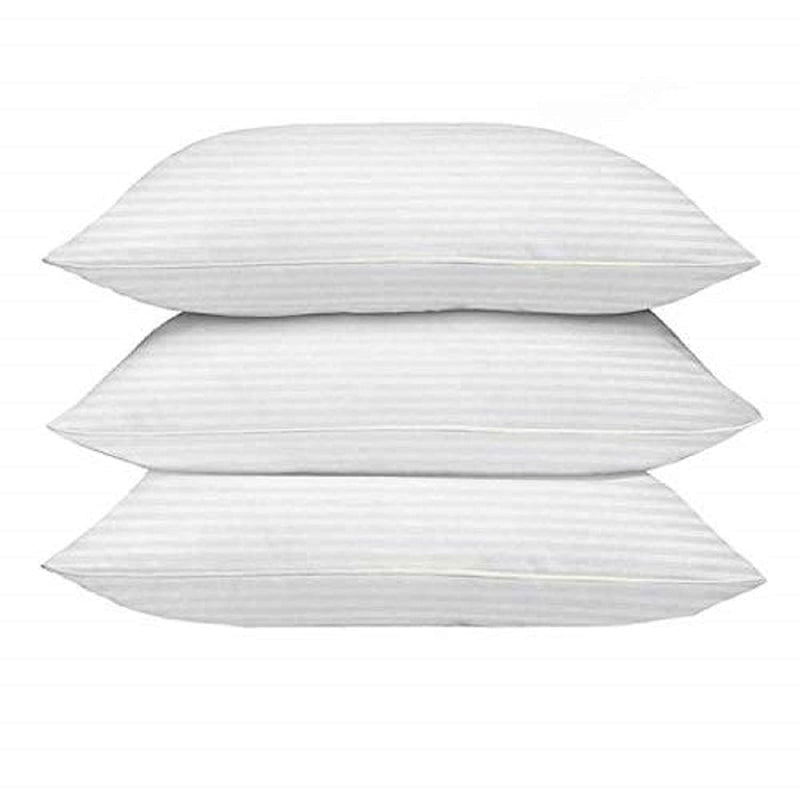 Habitat rectangular 12x18 Inches cushion, Set of 3, Dallas Microfiber Hotel Quality Premium Fibre Soft Cushion, Pillow Filler, White