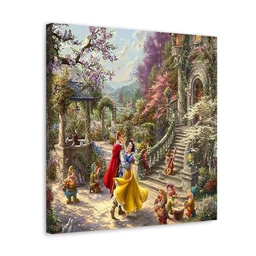 GADGETS WRAP Canvas Gallery Wrap Framed for Home Office Studio Living Room Decoration (10x10inch) - Snow WhiteII