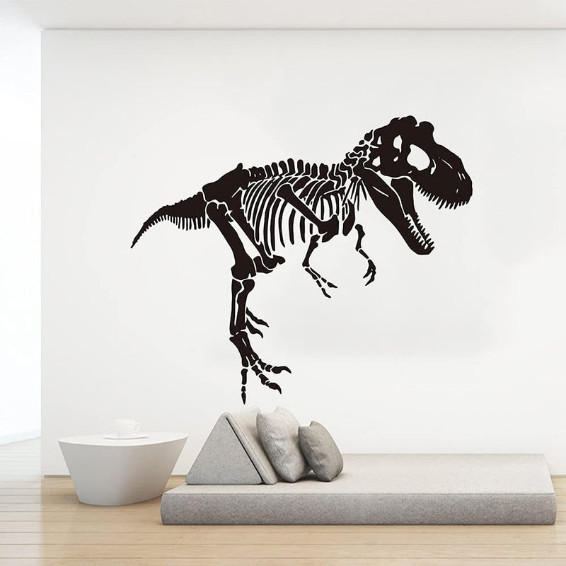 GADGETS WRAP Vinyl Decal Sticker Large Skeleton T-Rex Dinosaur (Item Finish Size : 67cm x 57cm)