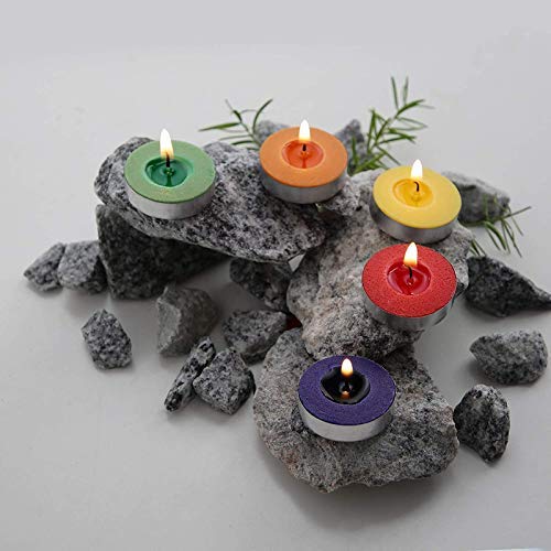 STYLISTY IND Wax Tea Light Multicolour Candle (Set of 200, Unscented )(RN-060)