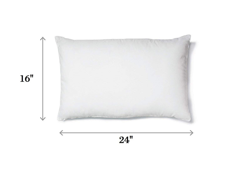 Jassi Toy Ultra Soft Fibre Bed Pillow Set of 2 Pillows - 16" x 24"