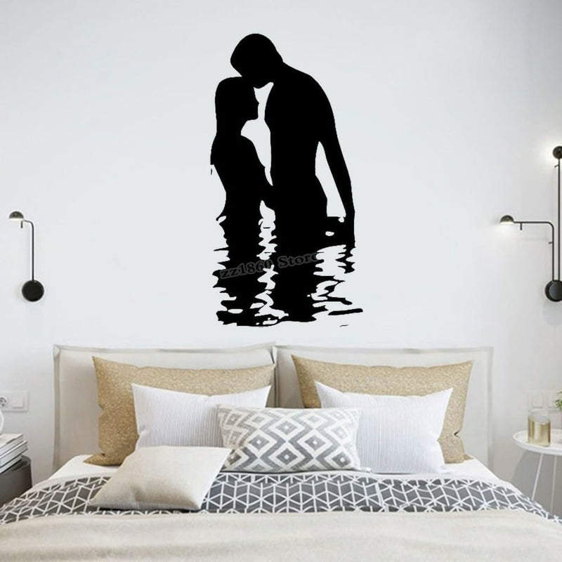 GADGETS WRAP Vinyl Two Lovers in The Sea Wall Decal