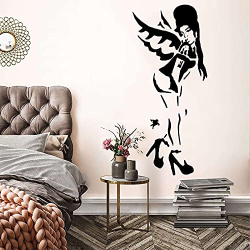 GADGETS WRAP Vinyl Decal Sticker Modern Banksy Singer (Item Finish Size : 92cm x 40cm)