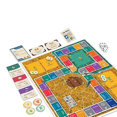 Funskool Games, Business Game (The Gold Quest), Multiplayer Strategy Game, 2-4 Players, Multicolor, Ages 7 and Above,