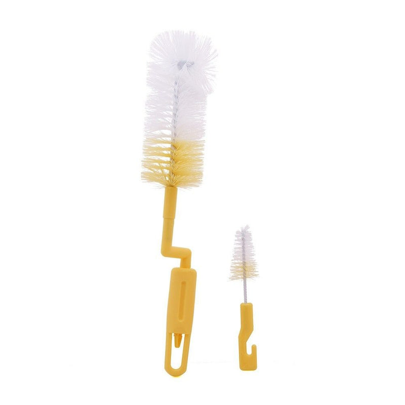 Morisons Baby Dreams Rotary Bottle Plastic Cleaning Brush, Yellow