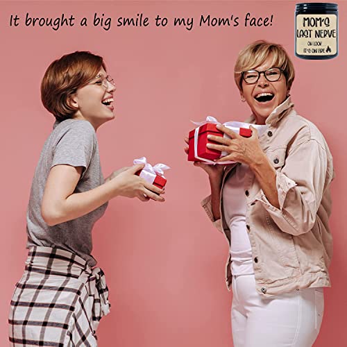 Arhalulu Funny Gifts for Mom from Daughter Son, Funny Candles for Women - Mom's Last Nerve Candle - Mother's Day Unique Hilarious Gag Candle Gifts for Women