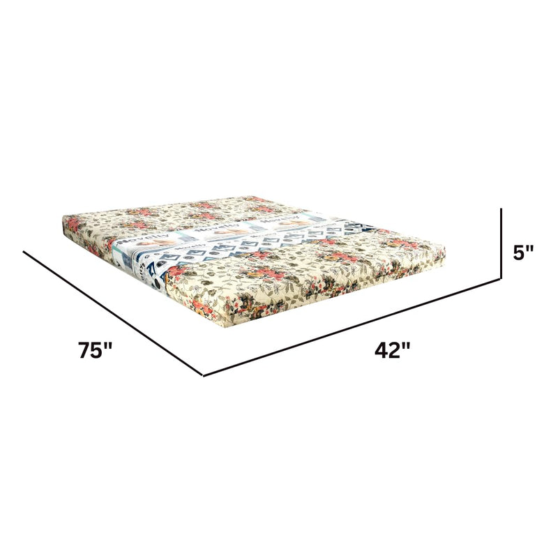 Novelty Mattress And Sofa_Latex Bond 5 inch Single Size Natural Latex Mattress (75x42x6, Single Bed, Firm Mattress)