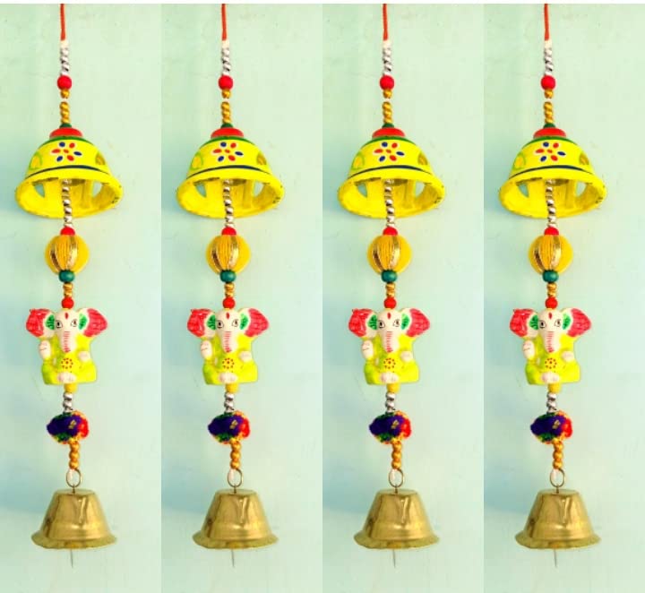 Surya Art Gallery Wind Chime Door Hanging Set of4 pc for Decoration